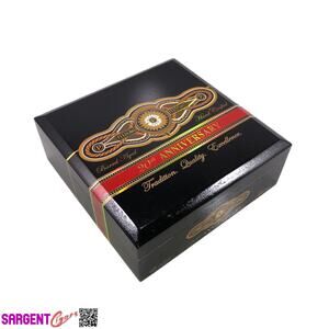 Perdomo 20th Anniversary Maduro Churchill Empty Wooden Cigar Box 8x8.25x3